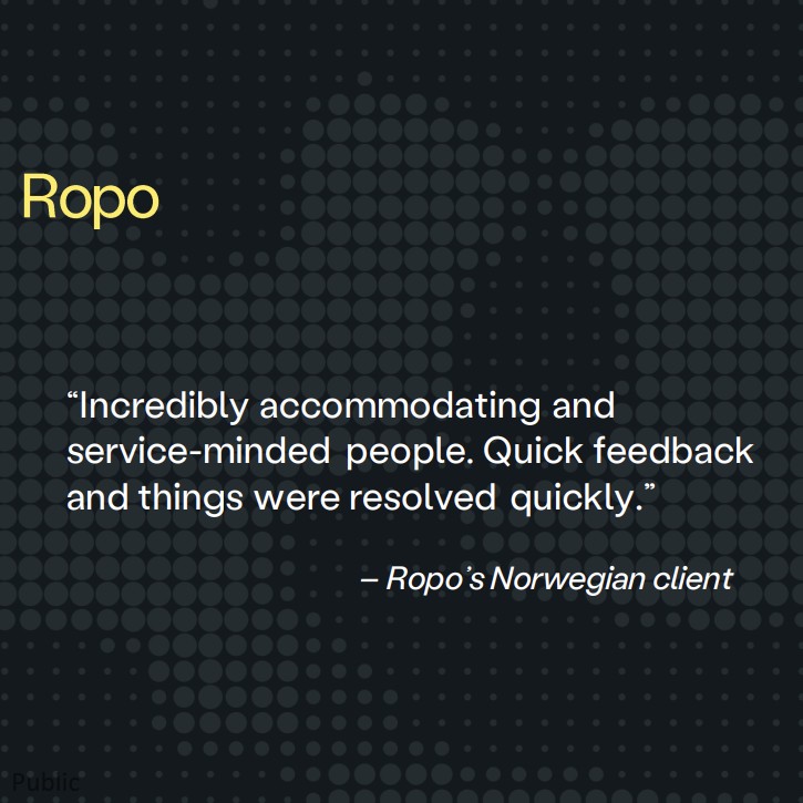 Ropo's implementation project survey showcased excellent client satisfaction